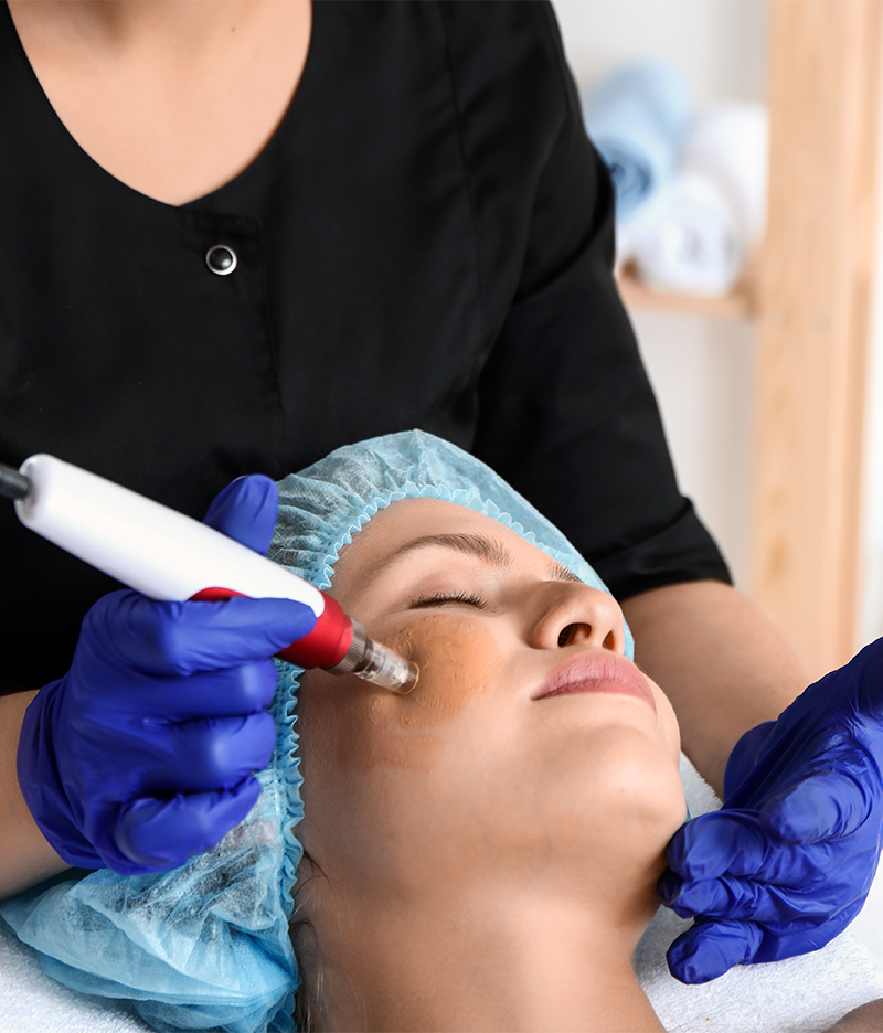 Women Undergoing BB Glow Treatment